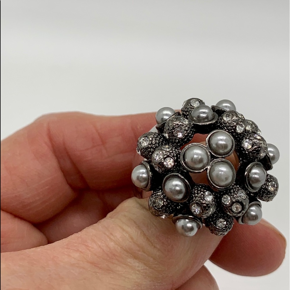 Lia Sophia statement silver ring